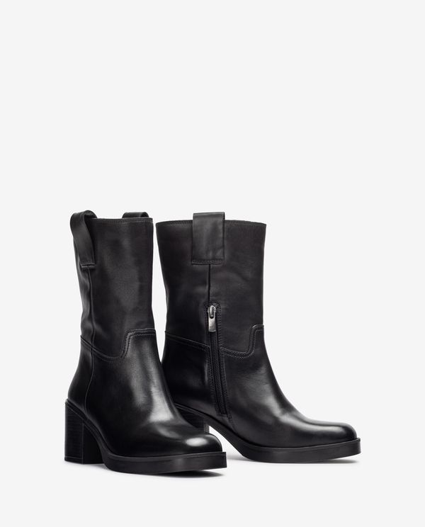 Unisa Botín Liso De Piel