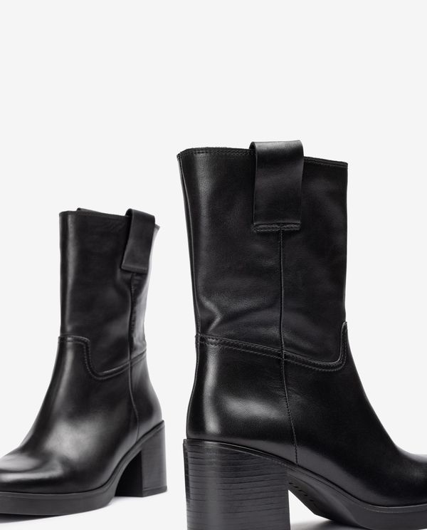 Unisa Botín Liso De Piel