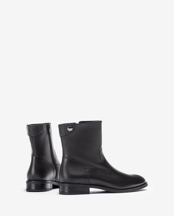 Unisa Botín Plano Y Cremallera Trasera