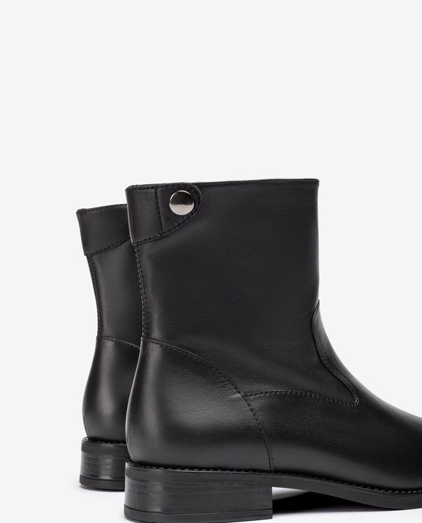 Unisa Botín Plano Y Cremallera Trasera