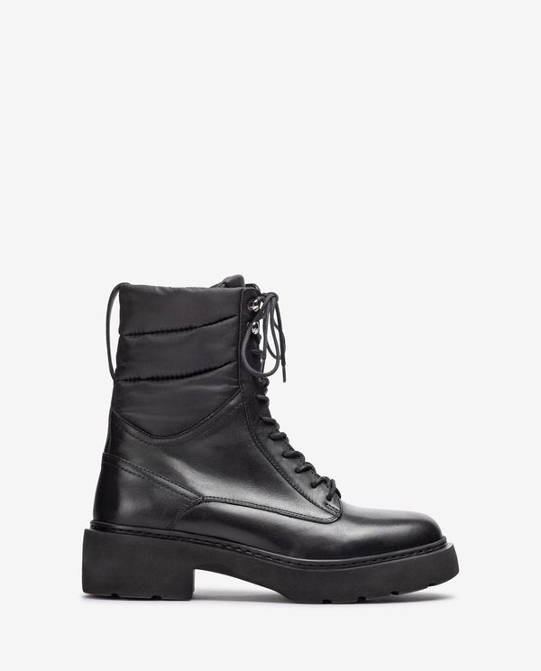 unisa Botín SuperLight de piel y tejido