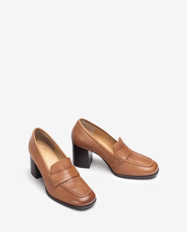 Unisa Mocasín De Punta Cuadrada En Piel