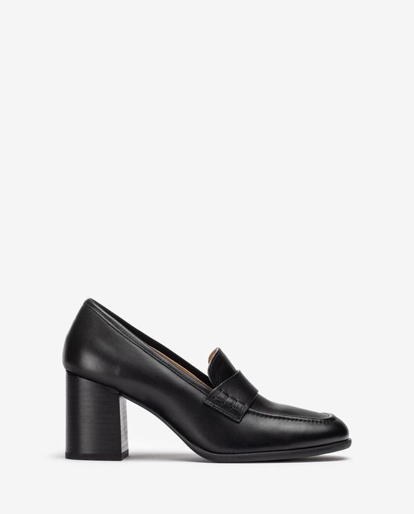 unisa Mocasín de punta cuadrada en piel