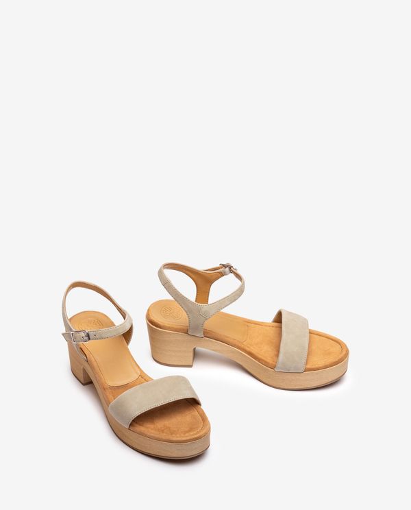 Unisa Sandalia Bloque Efecto Madera