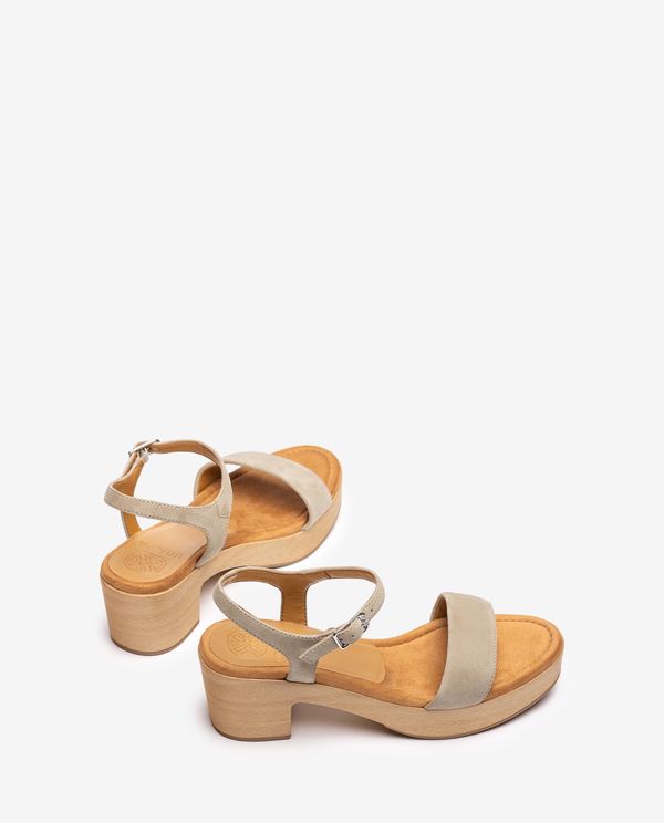 Unisa Sandalia Bloque Efecto Madera