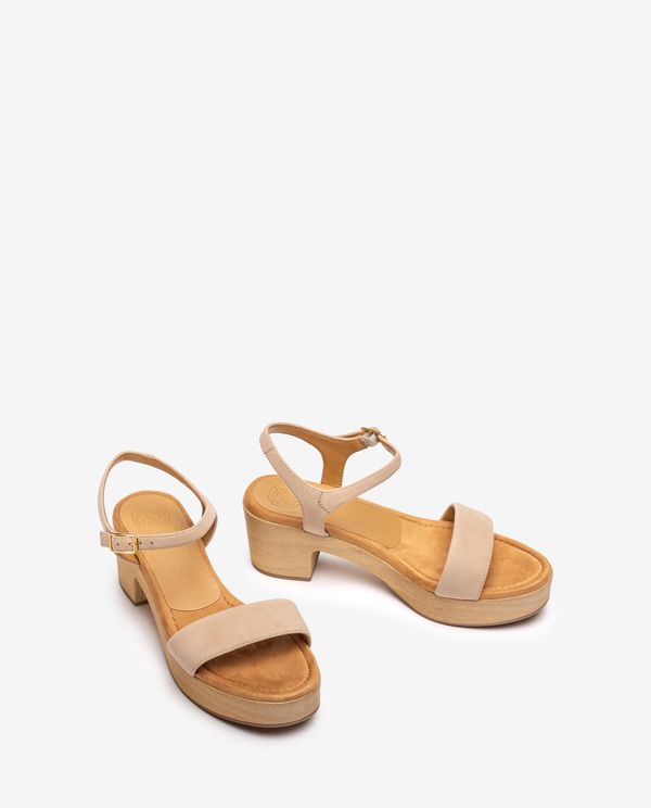 Unisa Sandalia Bloque Efecto Madera