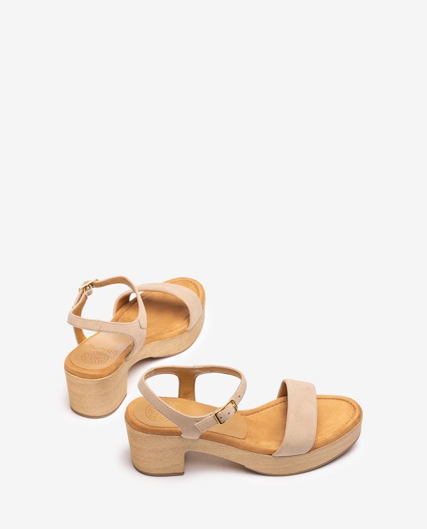 Unisa Sandalia Bloque Efecto Madera