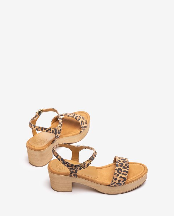 Unisa Sandalia Bloque Efecto Madera