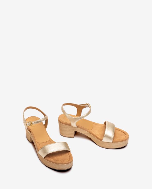 Unisa Sandalia Bloque Efecto Madera