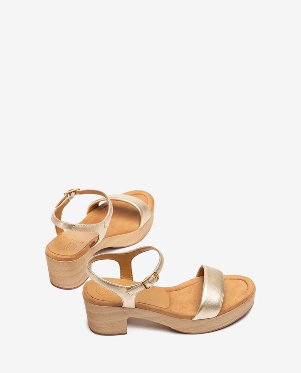 Unisa Sandalia Bloque Efecto Madera