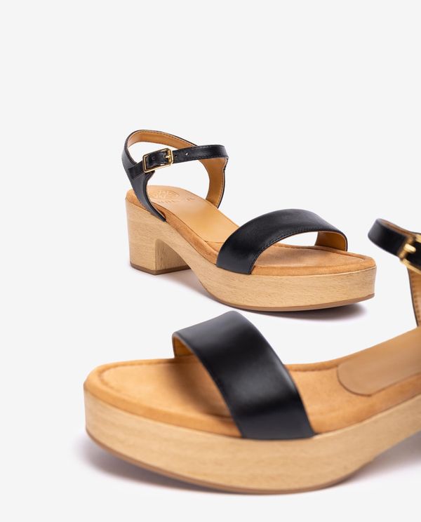 Unisa Sandalia Bloque Efecto Madera