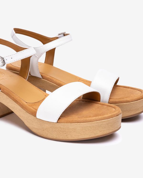 Unisa Sandalia Bloque Efecto Madera