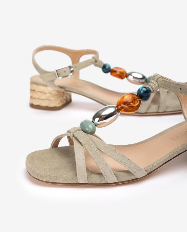 Unisa Sandalia Con Adorno De Bolas