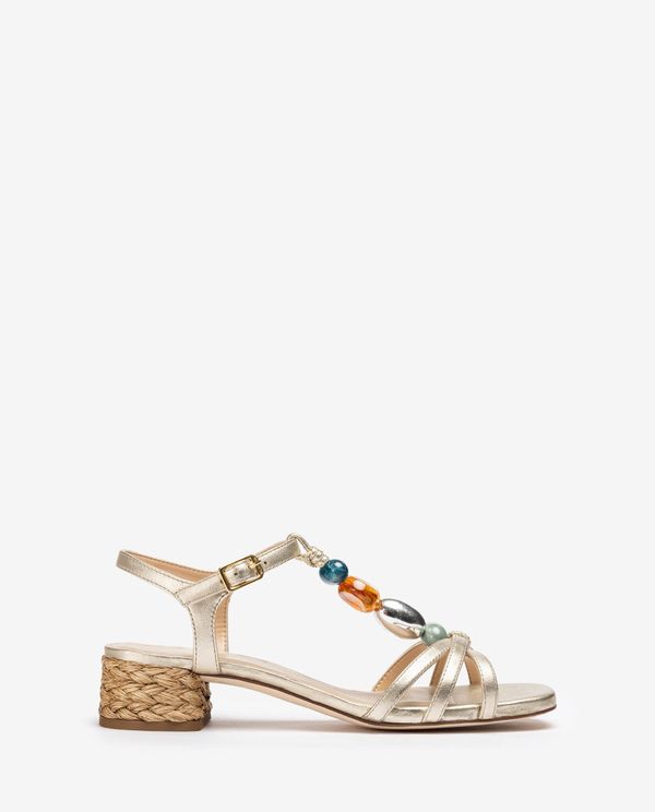 unisa Sandalia con adorno de bolas