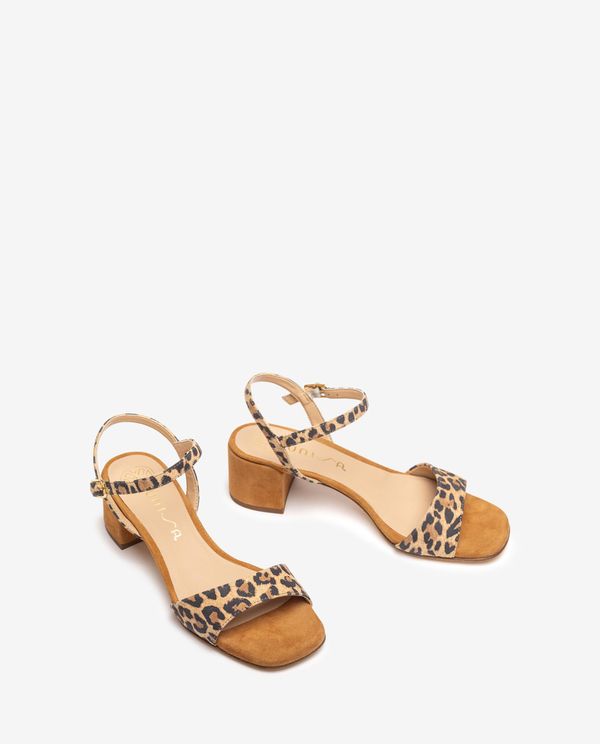 Unisa Sandalia Con Tacón Ancho