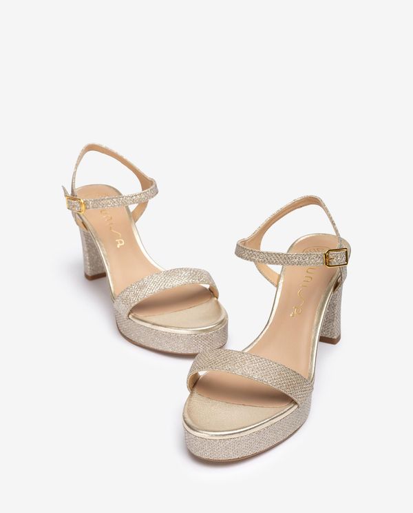 Unisa Sandalia Con Tacón Y Plataforma