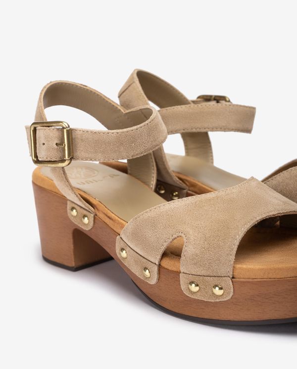 Unisa Sandalia De Ante Con Bloque