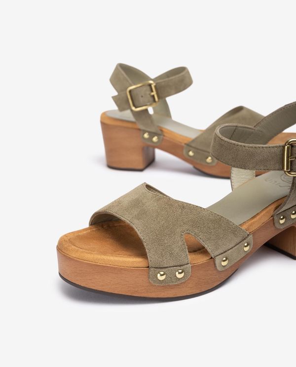 Unisa Sandalia De Ante Con Bloque