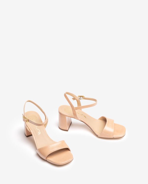 Unisa Sandalia De Piel Brillante