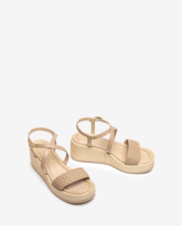 Unisa Sandalia De Piel Con Bloque