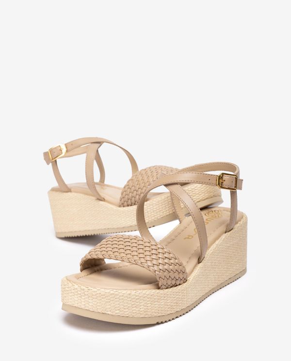 Unisa Sandalia De Piel Con Bloque