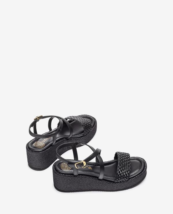 Unisa Sandalia De Piel Con Bloque