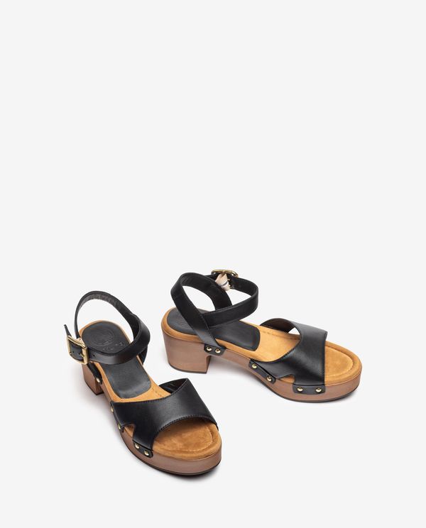 Unisa Sandalia De Piel Con Bloque