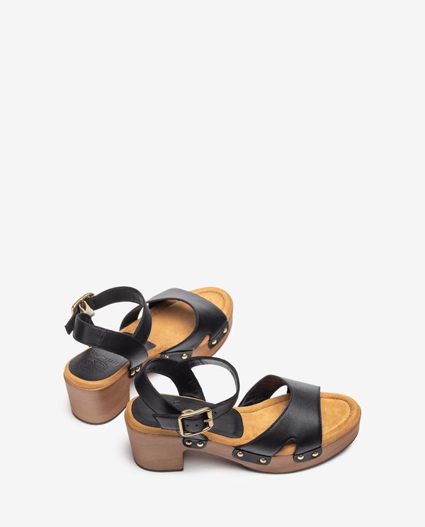 Unisa Sandalia De Piel Con Bloque