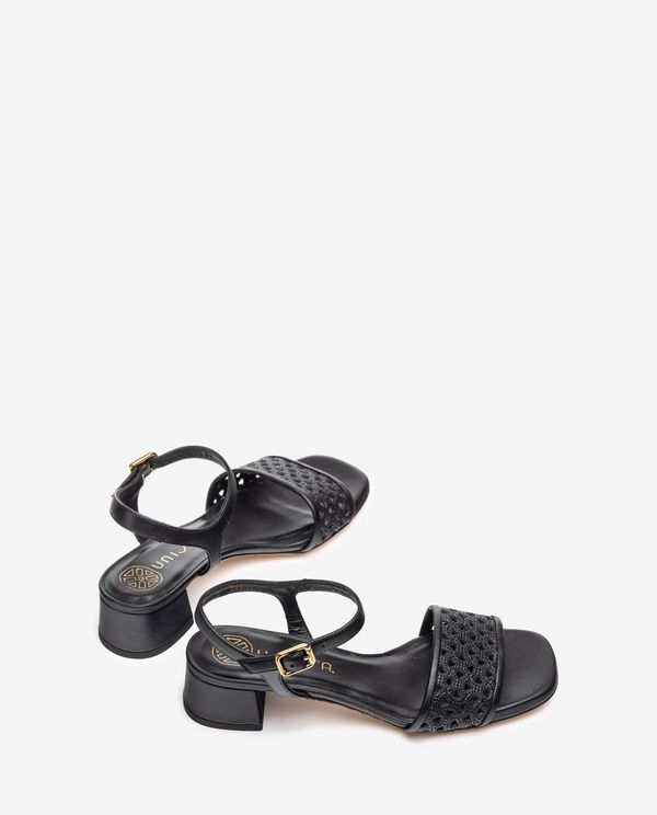 Unisa Sandalia De Piel Con Picados