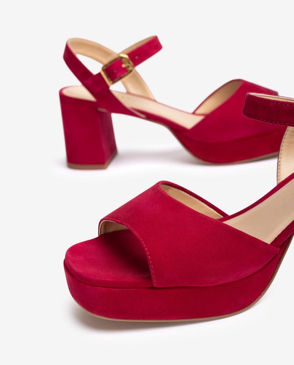 Unisa Sandalia De Tacón Bajo Y Plataforma