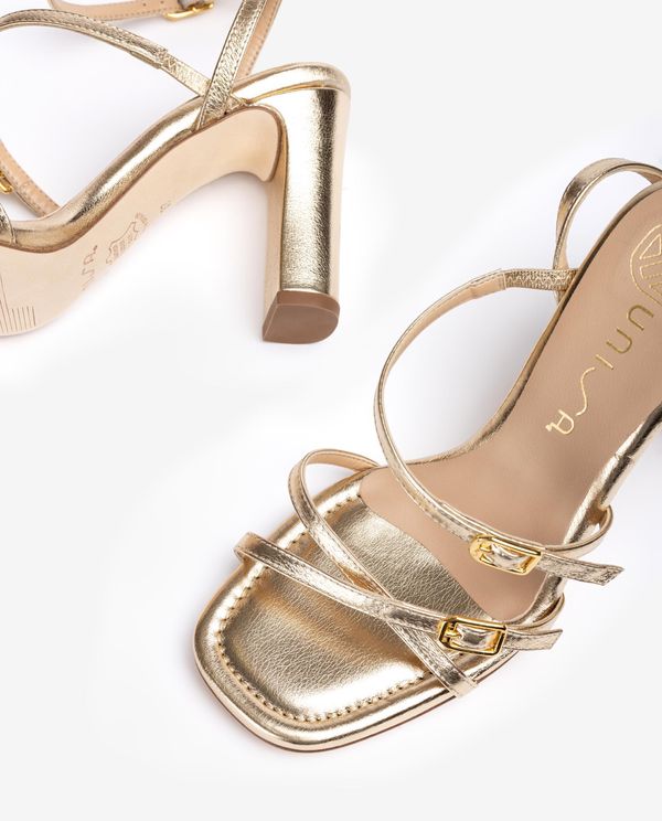 Unisa Sandalia De Tiras Y Tacón Alto