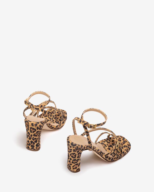 Unisa Sandalia De Tiras Y Tacón Alto