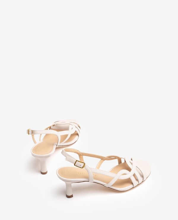 Unisa Sandalia De Vestir En Piel Metalizada