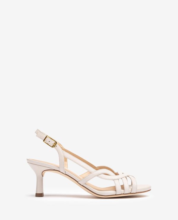 unisa Sandalia de vestir en piel metalizada