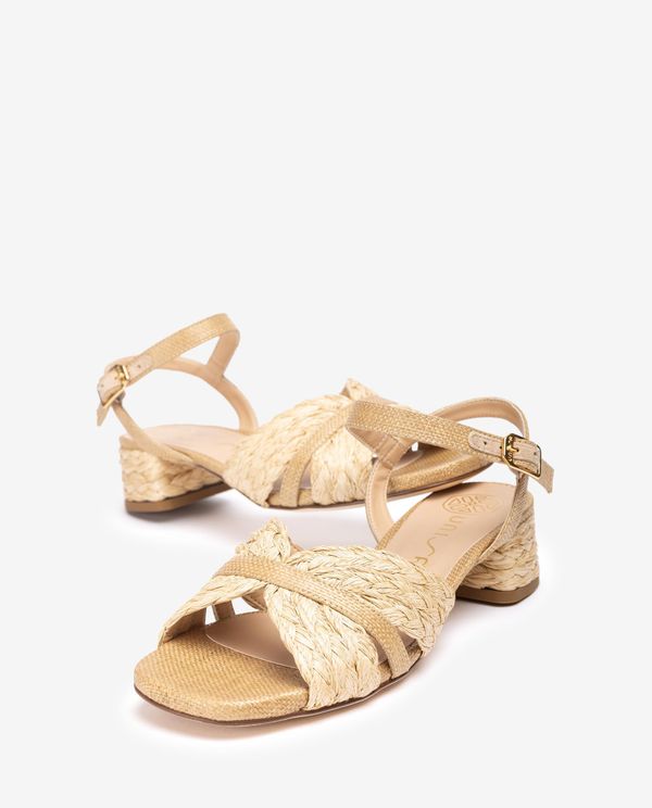 Unisa Sandalia Fabricada En Rafia