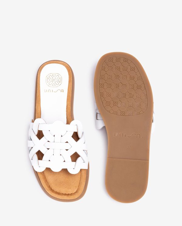 Unisa Sandalia Plana Con Pala Geométrica