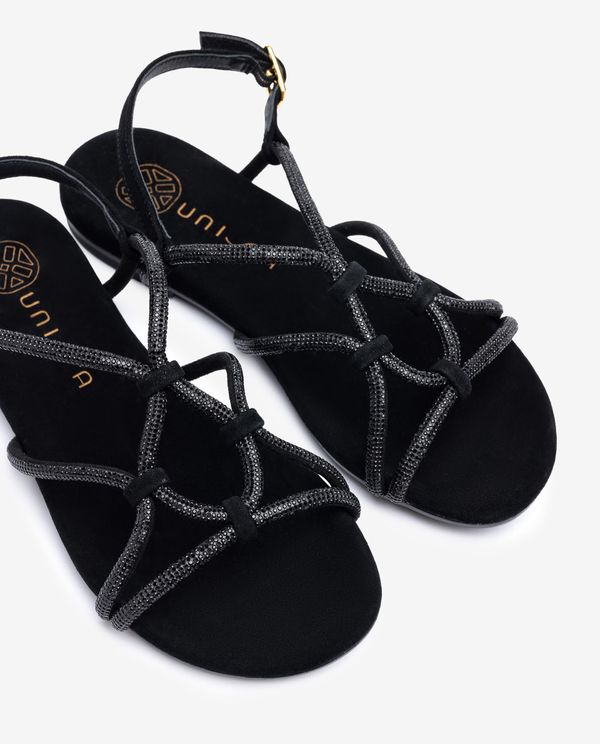 Unisa Sandalia Plana De Ante