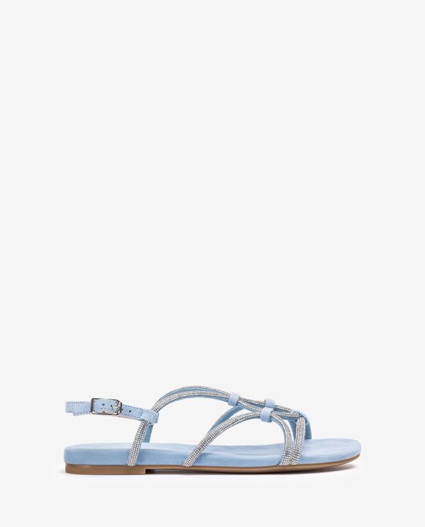 unisa Sandalia plana de ante