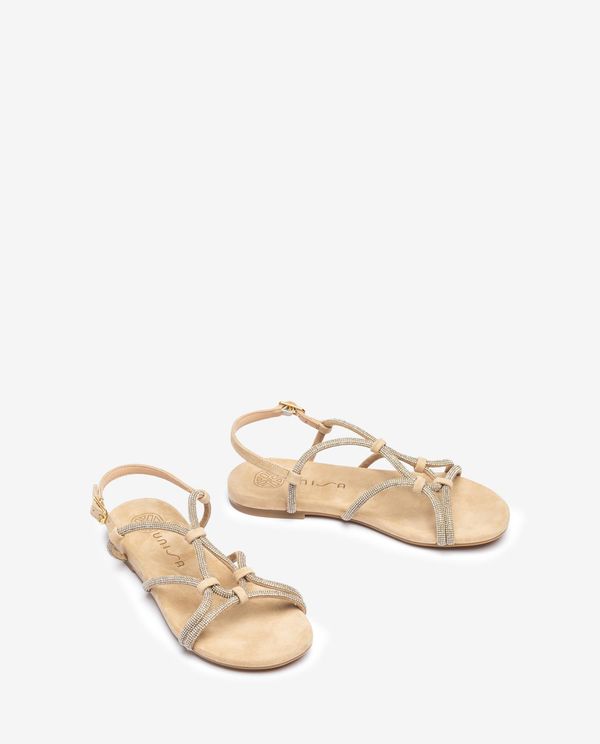 Unisa Sandalia Plana De Ante