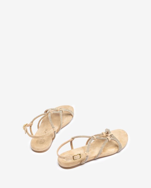 Unisa Sandalia Plana De Ante