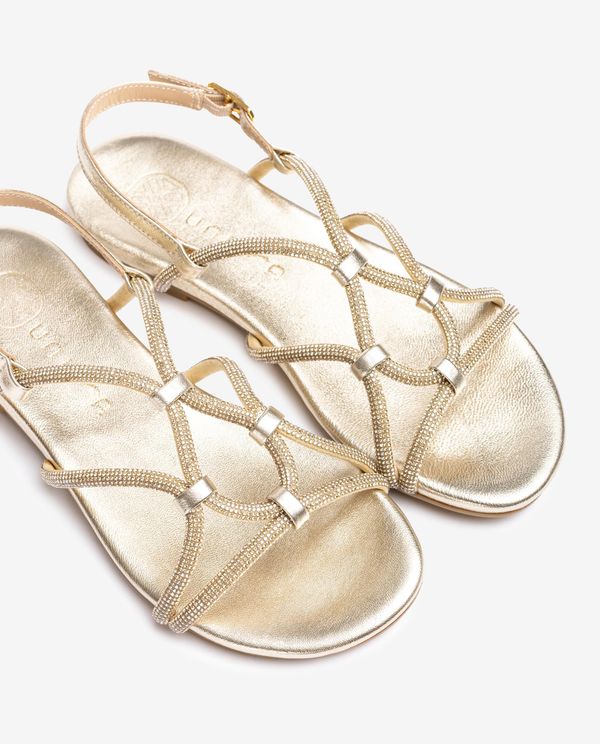 Unisa Sandalia Plana Metalizada