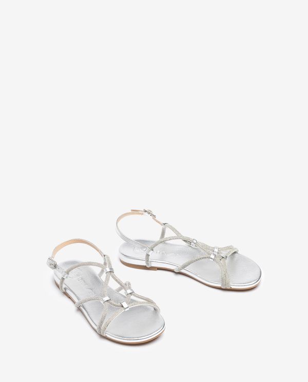 Unisa Sandalia Plana Metalizada