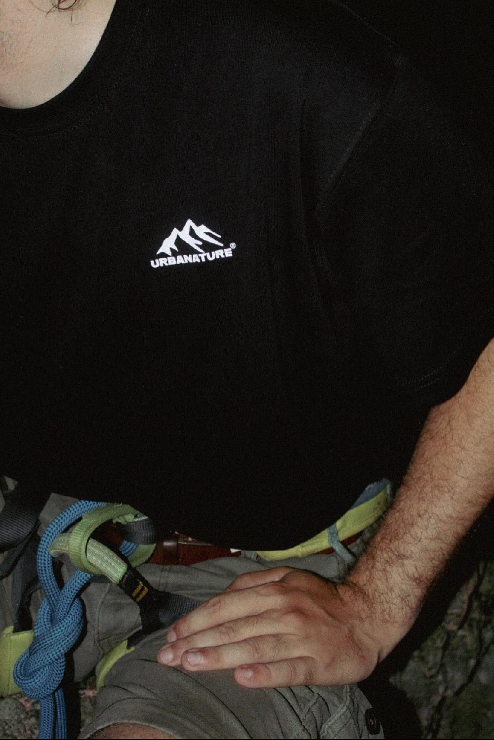 Urbanature Mountain Tee- Black