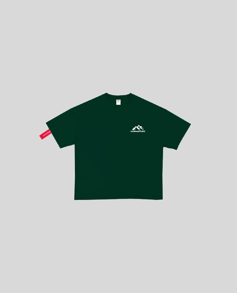 Urbanature Mountain Tee- Forest Green