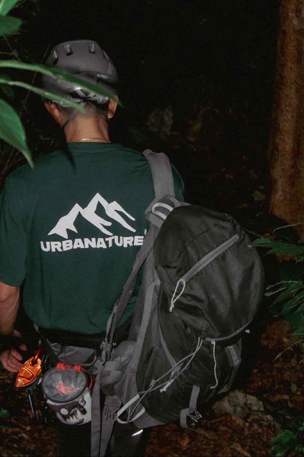 Urbanature Mountain Tee- Forest Green