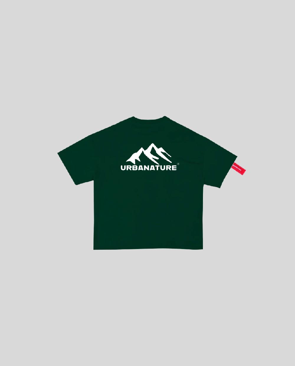 urbanature Mountain Tee- Forest Green