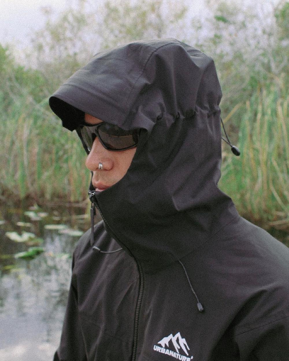 Urbanature Rain Jacket V1- Black Rock