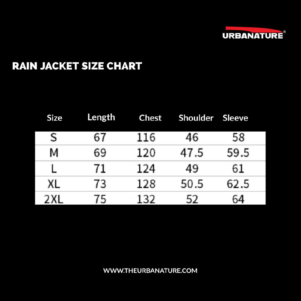 Urbanature Rain Jacket V1- Black Rock