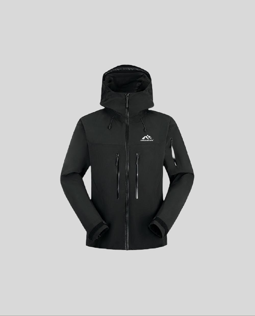 urbanature Rain Jacket V1- Black Rock