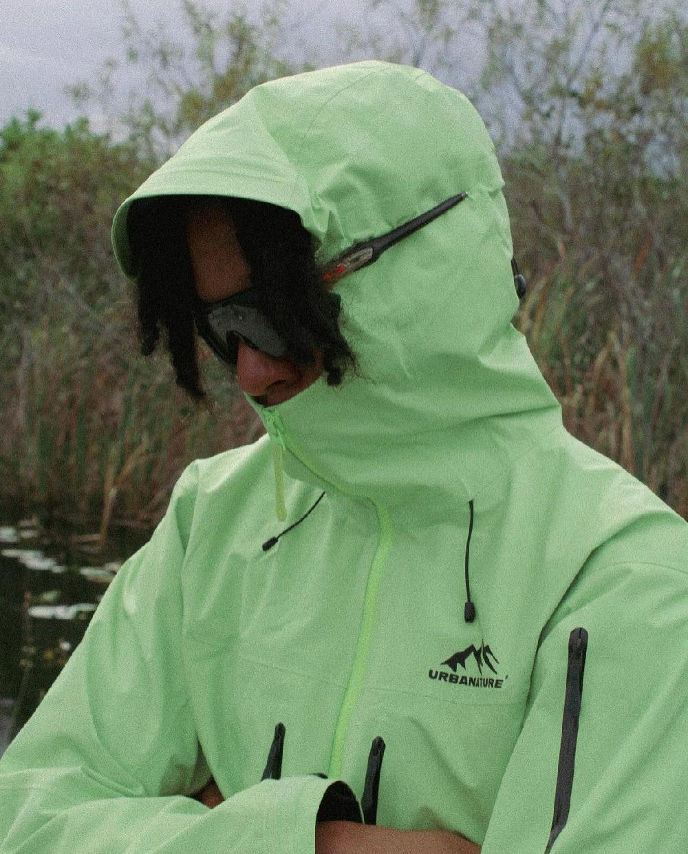 Urbanature Rain Jacket V1- Lime Green